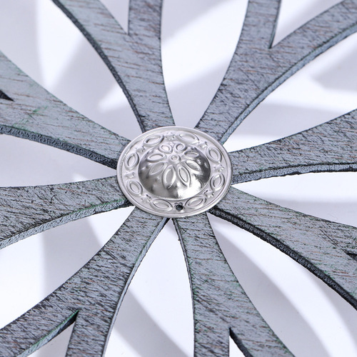 Round wall art wooden decorative wall medallion wall hanging pattern home furnishing decoration wholesale