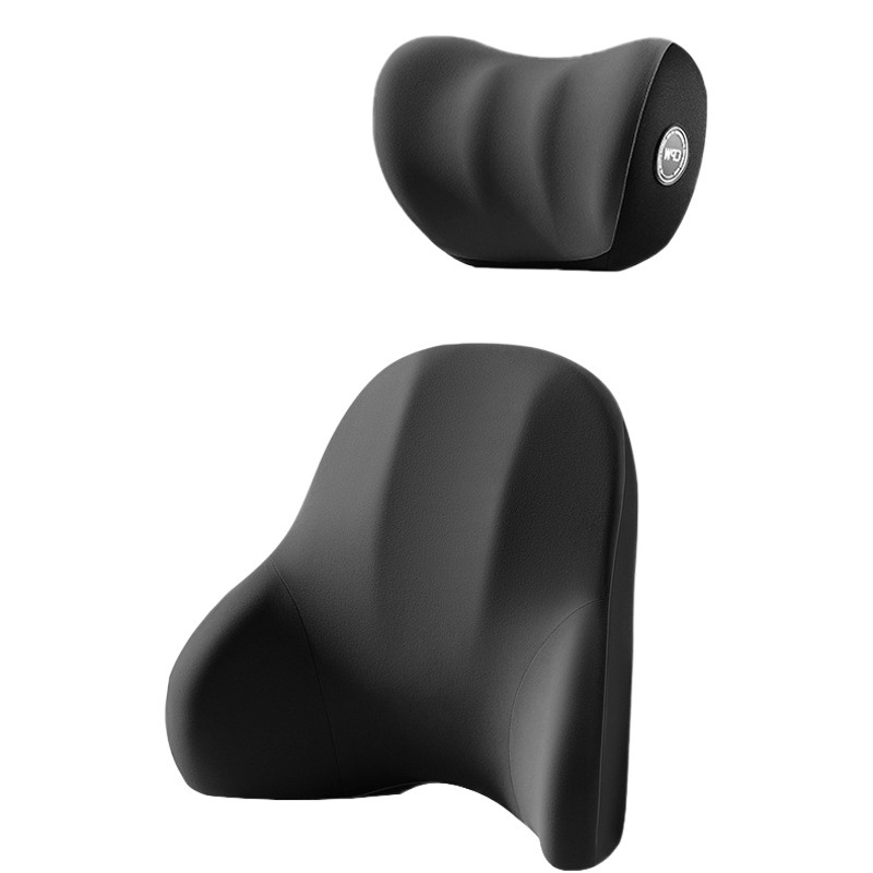 Coche eléctrico masaje reposacabezas soporte lumbar al por mayor de gama alta coche cintura soporte cojín lumbar cojín asiento cuello soporte almohada traje