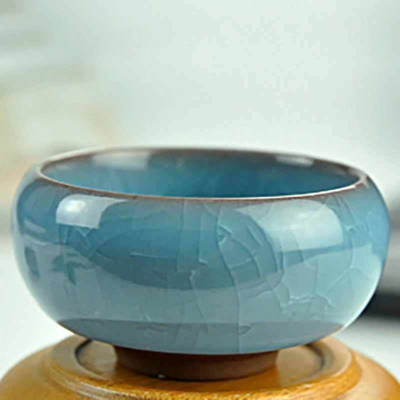 Чайная чашка (Tao Porcelain Eight) из фарфора с ледяной трещиноватой глазурью, простая элегантная, 7 цветов