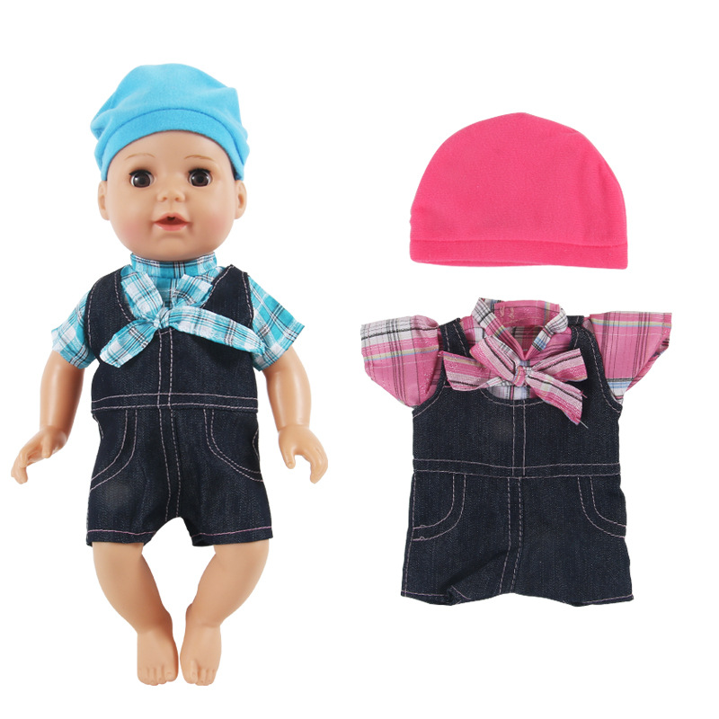 Fábrica directa moda 36cm vinilo simulación muñeca ropa 14 pulgadas niños y niñas ropa transfronteriza exclusiva