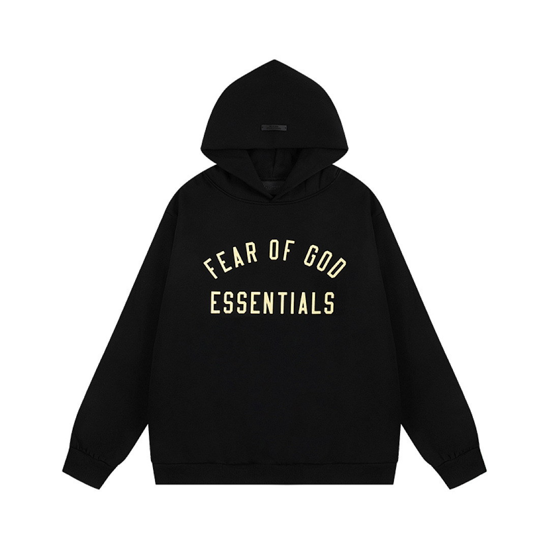 Fear of God Essentials Campus 90s Hoodie Faded Black