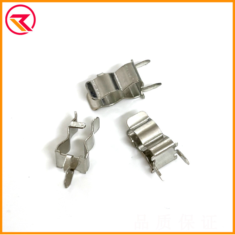 PCB板焊接保险座 5X20保险丝夹 镀锡镀镍 保险管夹子 保险丝支架
