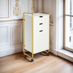 Factory direct beauty salon tool car nail clinic trolley solid wood drawer