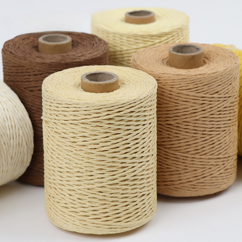 棉草线拉菲草绳编织线细草编材料包手工纸草线棉线钩包包的专用