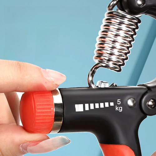 Hand Grip Trainer R Type Adjustable Counting Grip Trainer Fitness Rehabilitation Exercise Muscle Finger Arm Strengthener