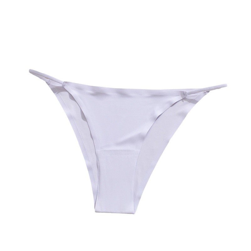 Procesamiento a medida transfronteriza europea y americana trozos de hielo sin marcas pantalones interiores para mujeres cinturón delgado de comercio exterior T pantalones de cintura baja