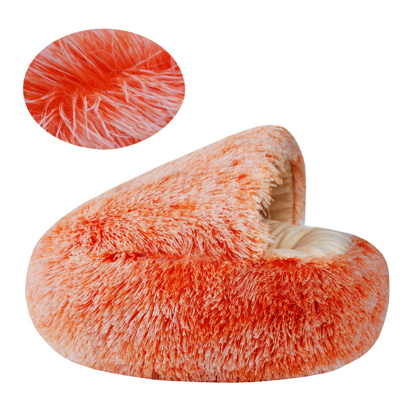 Invierno cálido Shell semi-cerrado gato nido mascota gato cama semi-rodeado nido de perro cerrado nido de gato entrega estándar