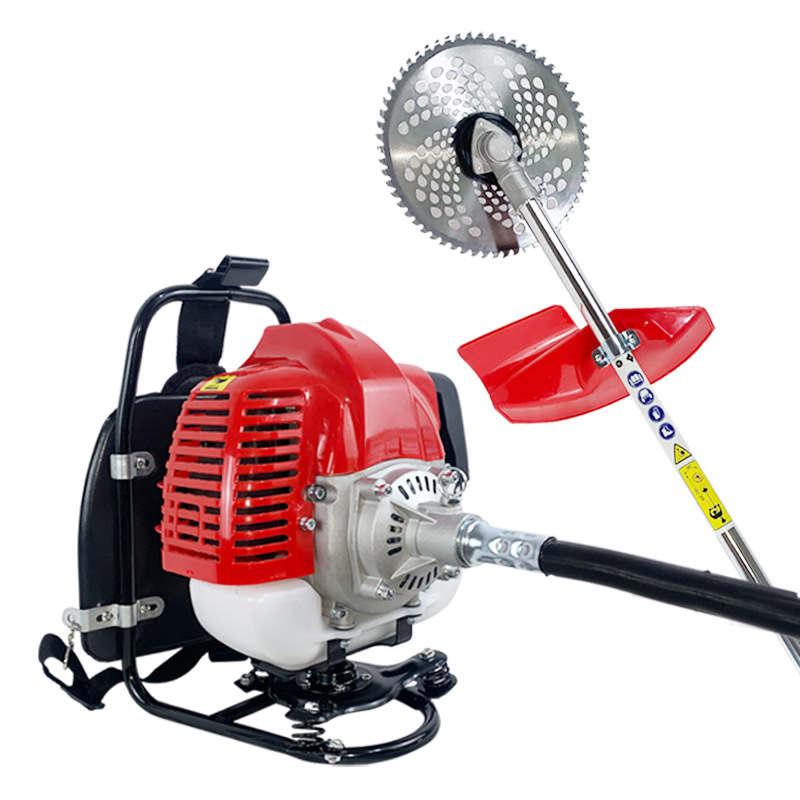 方便携带型山地割草机 背负式大棚果园除草松土机 小型汽油打草机