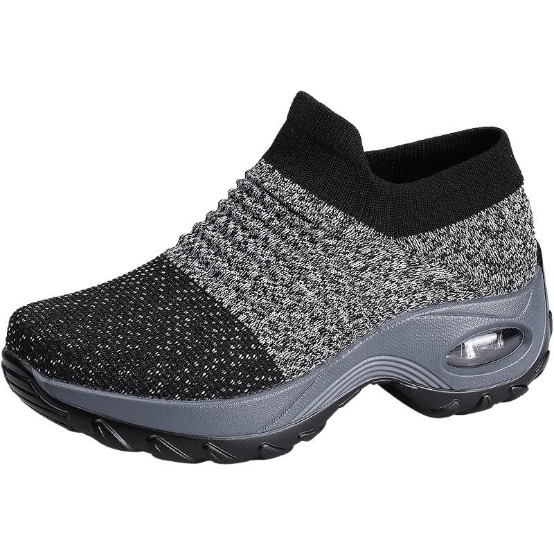 Новые летние туфли-качалки, женская обувь больших размеров на толстой подошве, увеличенная без шнуровки, ленивая легкая трансграничная женская обувь больших размеров, оптовая продажа