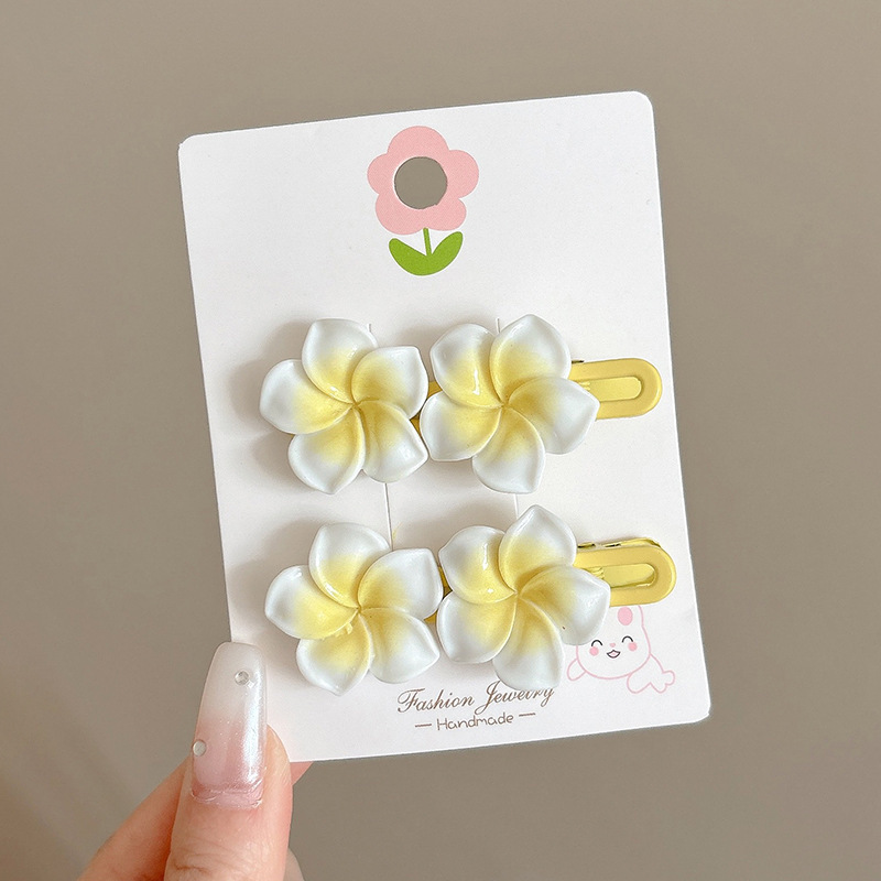 Horquilla de color dopamina, clip de pico de pato de cabello roto coreano femenino, horquilla de sentido avanzado y2k, clip lateral con flequillo, tocado