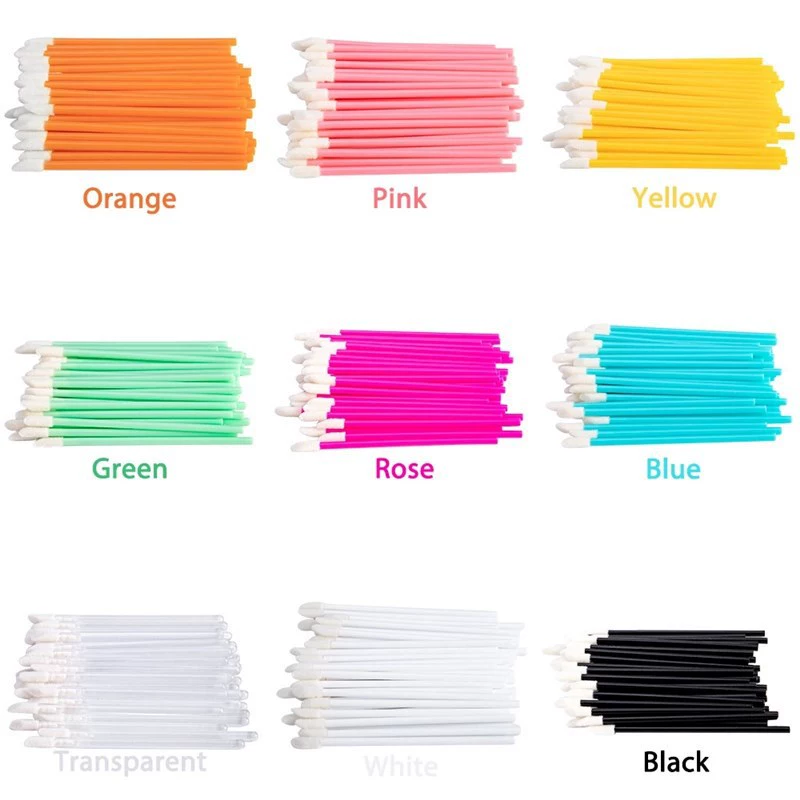 Lipstick, lip gloss, brush, eye shadow, 50 pieces, easy application