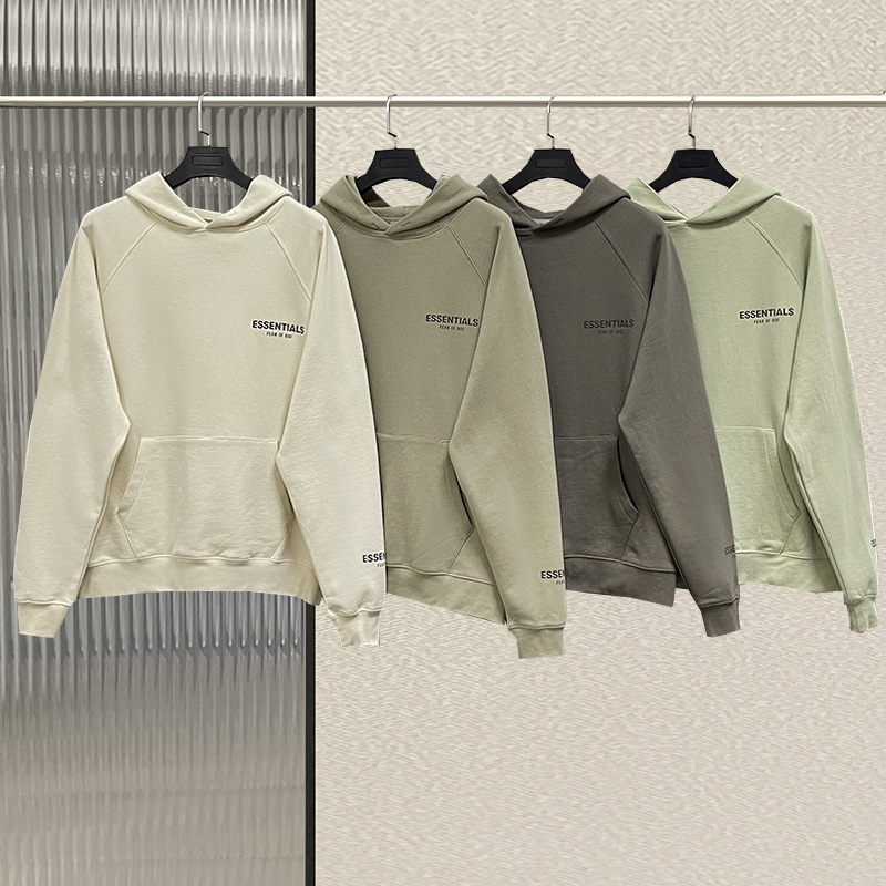 Fog Sweatshirt Multi-Thread Essentials Reflective Basic Print Loose Hoodie High Street Casual Pullover Hoodie Sweatshirt Fog Sweatshirt Multi-Thread Essentials Reflective Basic Print Loose Hoodie High Street Casual Pullover Hoodie Sweatshirt