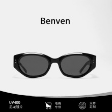 GM墨镜男BENVEN猫眼板材太阳镜女个性复古王嘉尔可配近视眼镜高级