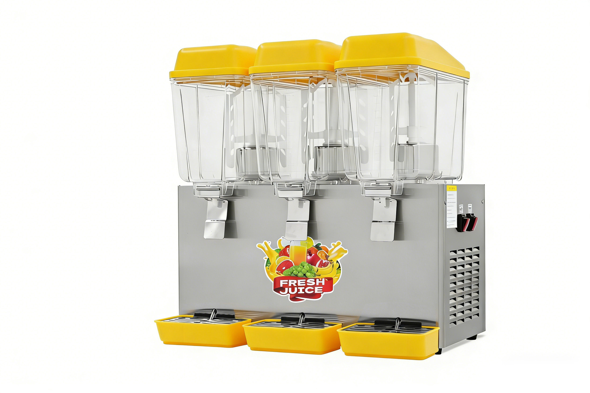Máquina de bebidas frías comerciales máquina de jugo frío y caliente máquina de bebidas dispensadora de jugo de cafeteria calentador de jugo enfriador