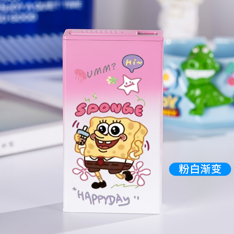 핑크 화이트/네모바지 스폰지 밥 [텅스텐 와이어/두께 유니버설]]