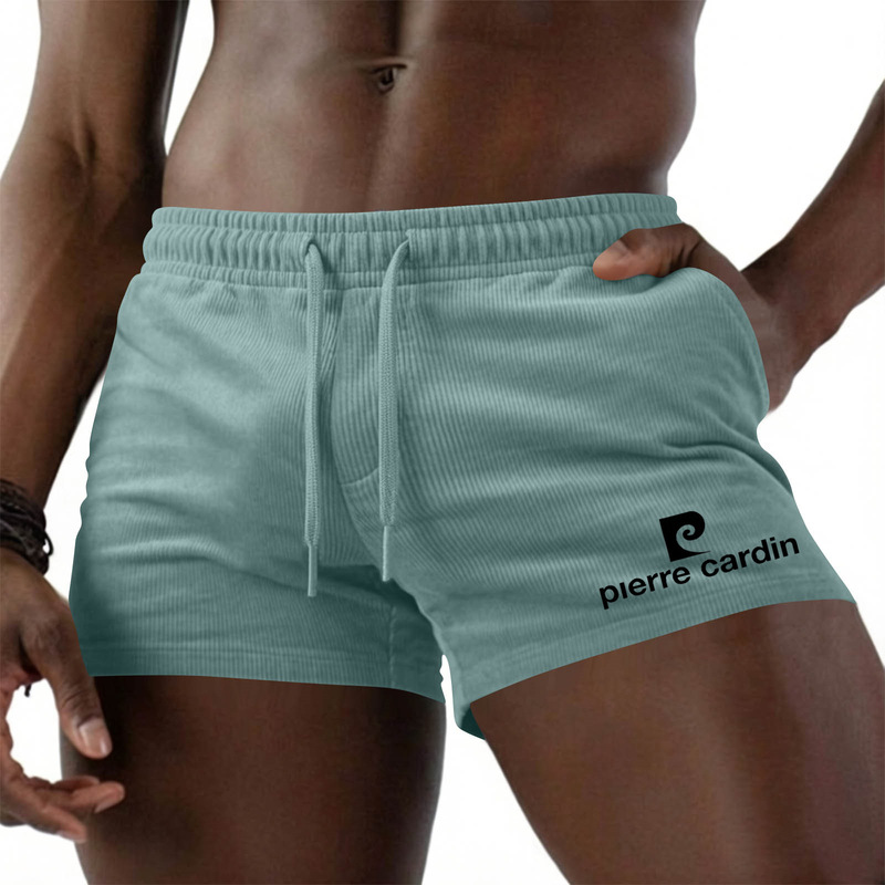 2026 New Summer Style Men's Retro Corduroy Shorts, Drawstring Slim Fit, a Must-Have for Spring and Summer Sports and Leisure