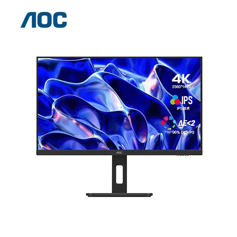 AOC U27P10 computer monitor 27 "4K HD IPS wide viewing angle lifting rotation low blue light (Taiwan