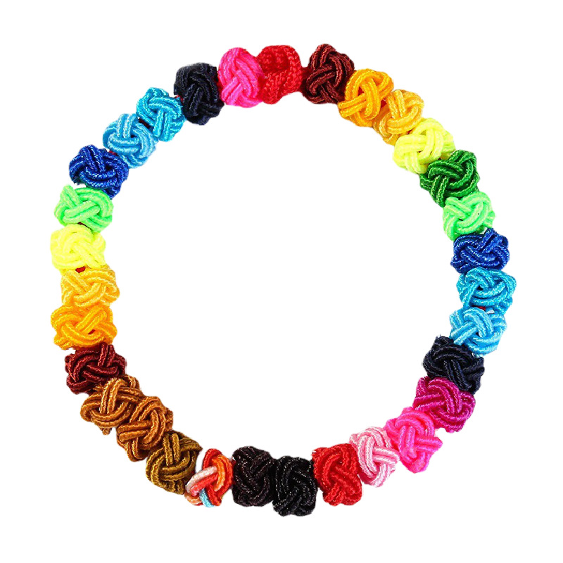 Venta al por mayor piña hebilla DIY material hecho a mano piña nudo chino nudo accesorios 6mm nylon piña nudo bolsa hebilla