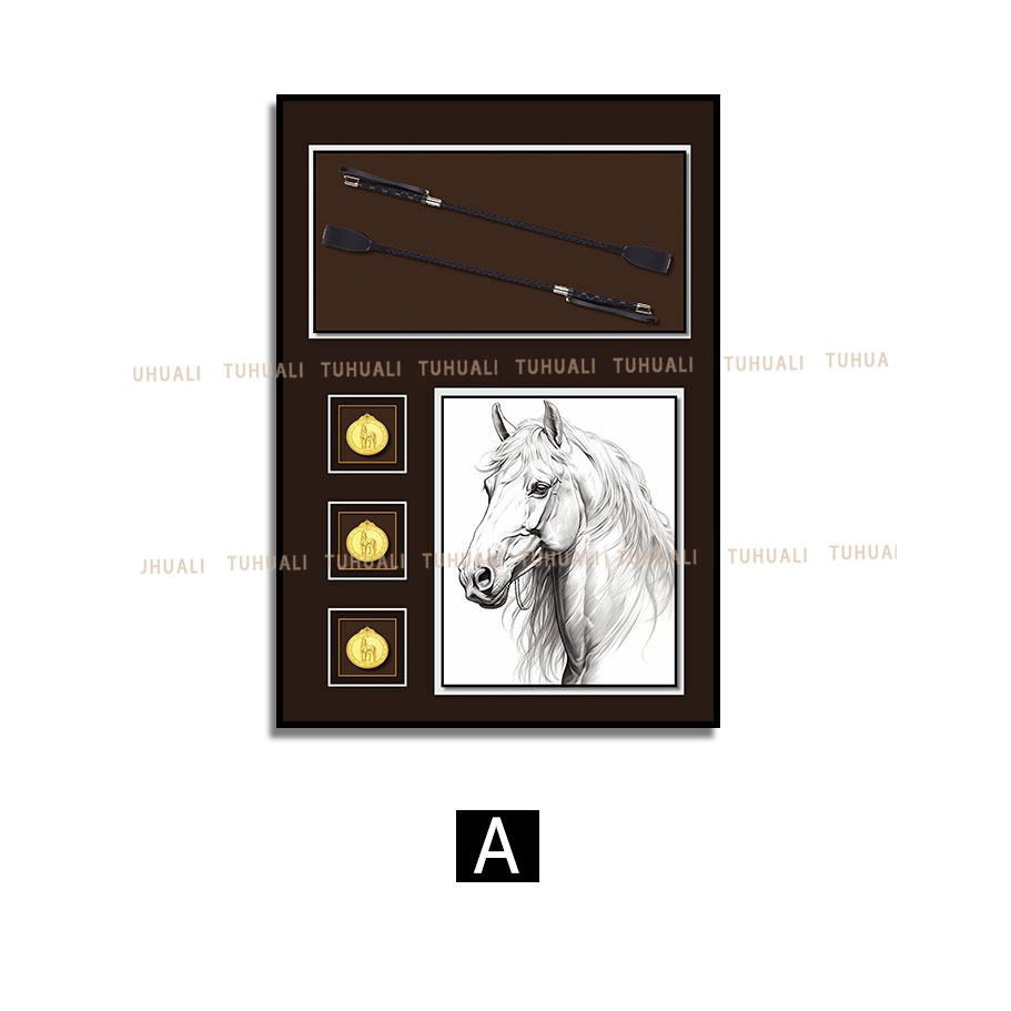 Pintura decorativa ecuestre, pintura de instalación tridimensional, pasillo de entrada, proyecto de hotel, pintura colgante estilo caballo, mural de arte creativo