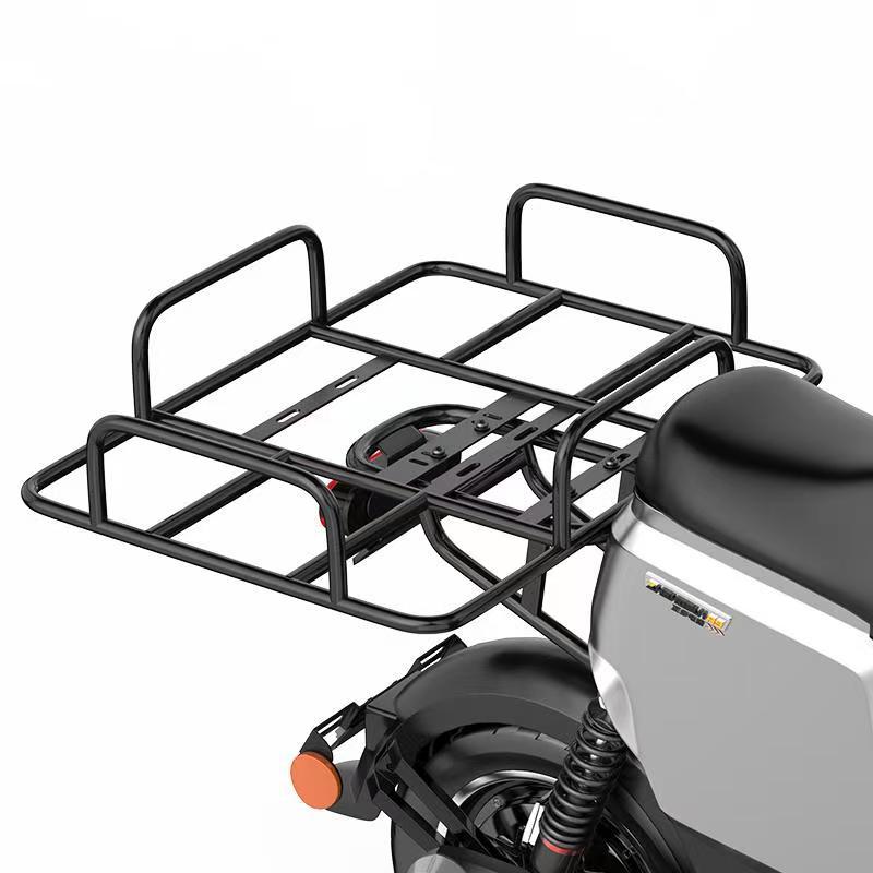 Electric Vehicle Rear-Mounted Delivery Rack, Thickened and Reinforced Cargo Carrier, Universal Delivery Box Bracket for Electric Bikes, Non-Damaging Installation