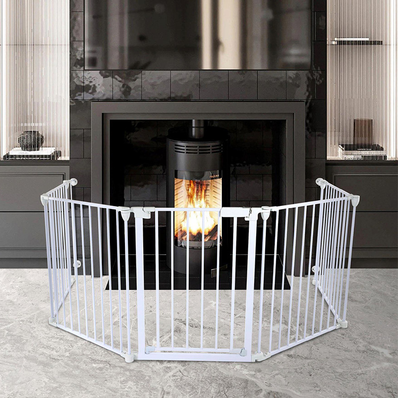 外贸围栏拦狗栅栏家用室内阳台挡防大型犬护栏隔离门栏杆宠物门栏