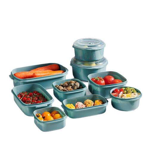 Special preservation box for refrigerator, food grade lunch box, microwave oven, six-piece set, fruit sub-packaging storage box