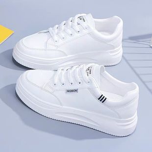 White Shoes Women's Spring and Summer sneaker Women's Sneakers New All-match Running Shoes Soft Sole Lightweight Casual Women's Shoes