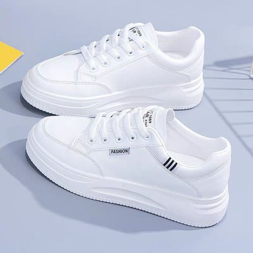 White shoes for women, spring and summer sports shoes, women's sneakers, new versatile running shoes, soft soles, lightweight casual shoes for women