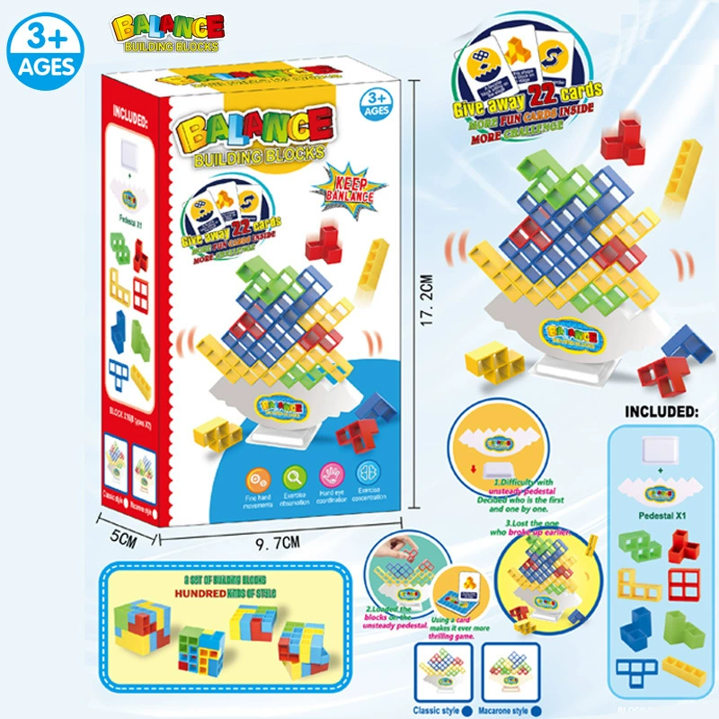 Игрушка, конструктор, тетрис, башня, Дженга, настольная игра, английский, учит баланс