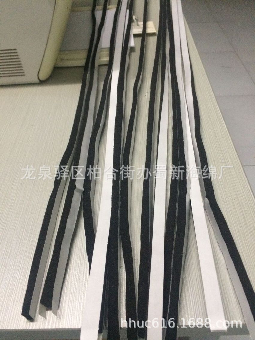 供应耐高温自粘密封泡棉条/机门密封静音胶条/机器密封防撞海绵条