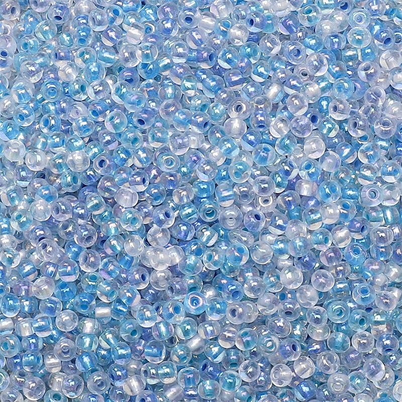2 - 4mm accesorios de collar de pulsera caseros DIY hechos a mano con cuentas de arroz de núcleo teñido de cuentas de color mágico súper excelente