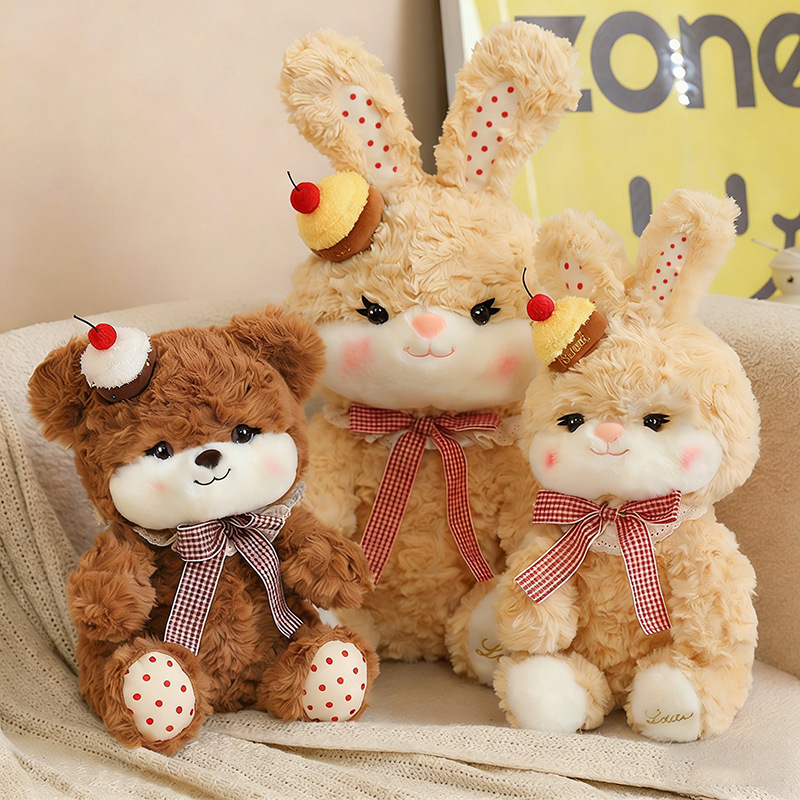 Snot Bear Lolita Cake Bear Plush Toy Cute Little Bear Cartoon Bear Toy Children's Doll Girls' Gift Snot Bear Lolita Cake Bear Plush Toy Cute Little Bear Cartoon Bear Toy Children's Doll Girls' Gift