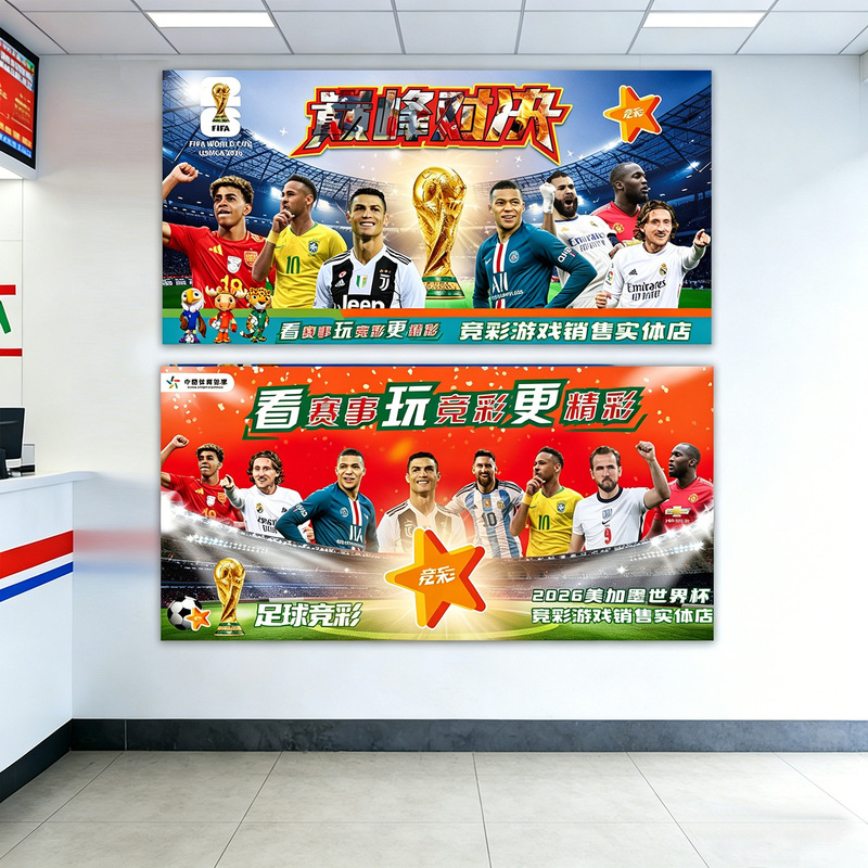 2026 World Cup in the United States, Canada, and Mexico Poster, Sports Betting Store, Football Event Betting Advertisement Materials, Decorative Door Stickers, Merchandise 2026 World Cup in the United States, Canada, and Mexico Poster, Sports Betting Store, Football Event Betting Advertisement Materials, Decorative Door Stickers, Merchandise