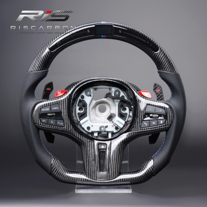 BMW G karbon direksion tekerchasi LED issiq