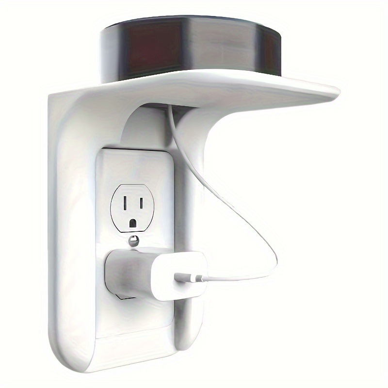 跨境厂家直销Outlet Shelf便携式免打孔插座支架收纳架开关置物架