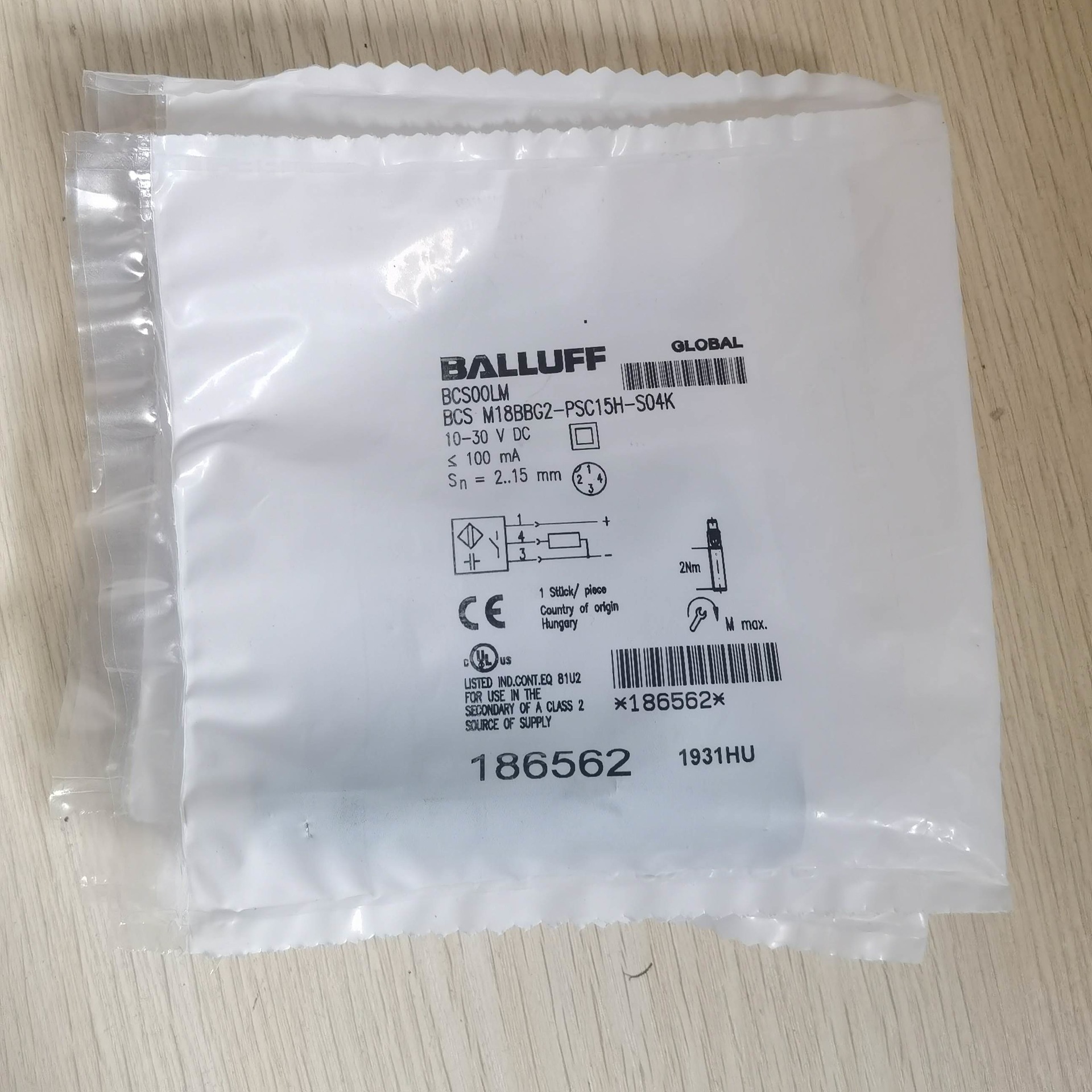 全新原装 巴鲁夫BCS00LM BCS M18BBG2-PSC15H-S04K 现货促销议价