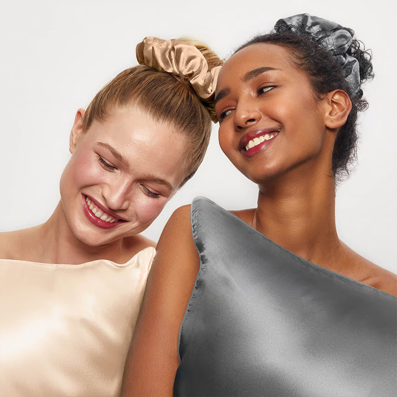 シルク充填ヘアバンド、プリーツマルベリーシルク枕ヘアバンド、韓国風6cm大型シルクヘッドバンド卸売|undefined