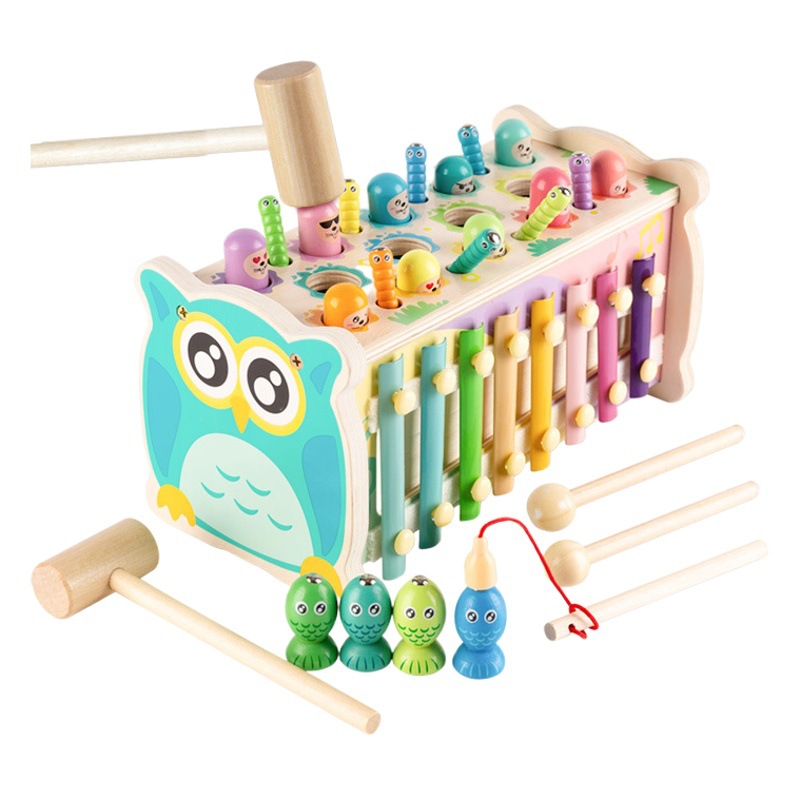 Multifuncional topo golpeando niño niños y niñas educación temprana educativos pesca Juguetes Regalo 1 bebé 2 niños 3 años 4