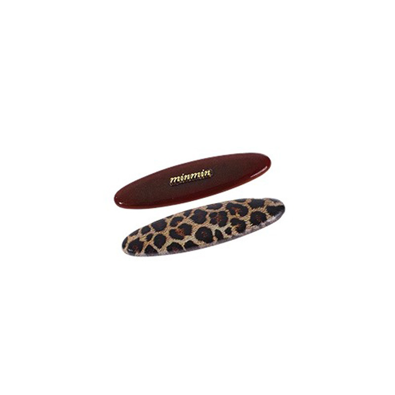 Corea del Sur Dongdamen nuevo temperamento simple estricto leopardo serie de clip de pelo universal clip de frangeo clip de pelo roto adornamiento de cabeza mujer