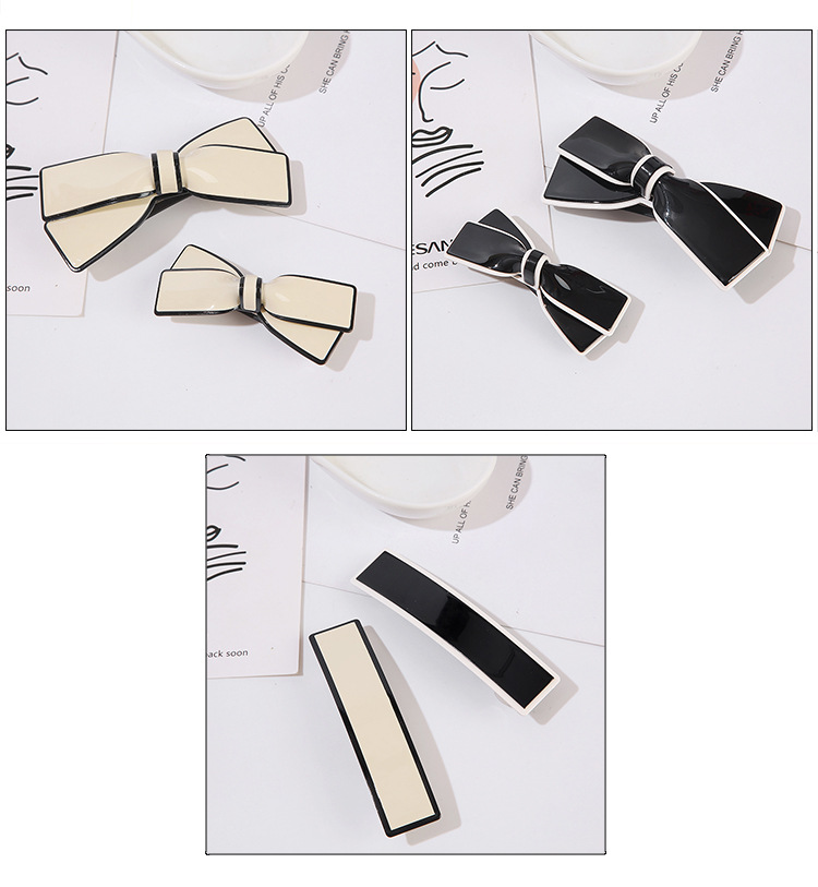 Bow Knot Pattern Women'S Gender Bowknot Design Sweet Style Sweet Bow Knot Acetic Acid Sheets Bowknot Hair Clip