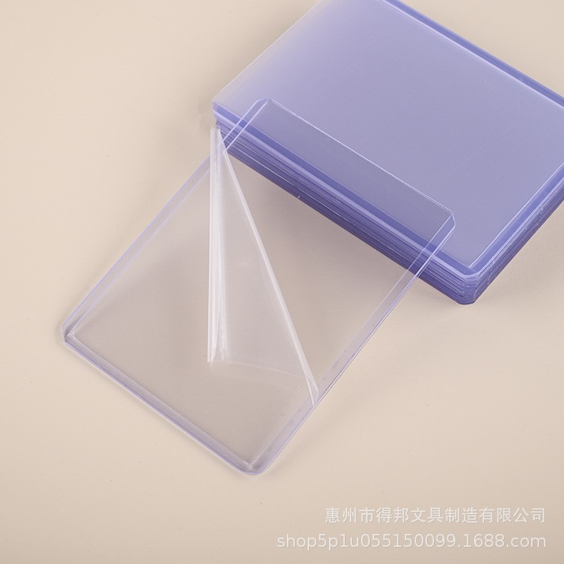 PVC Card Holder Transparent Set NBA Star Yu-gi-oh Card Holder Wizhi Brand Marvel Card 35PT Baseball Card Sports Card Holder
