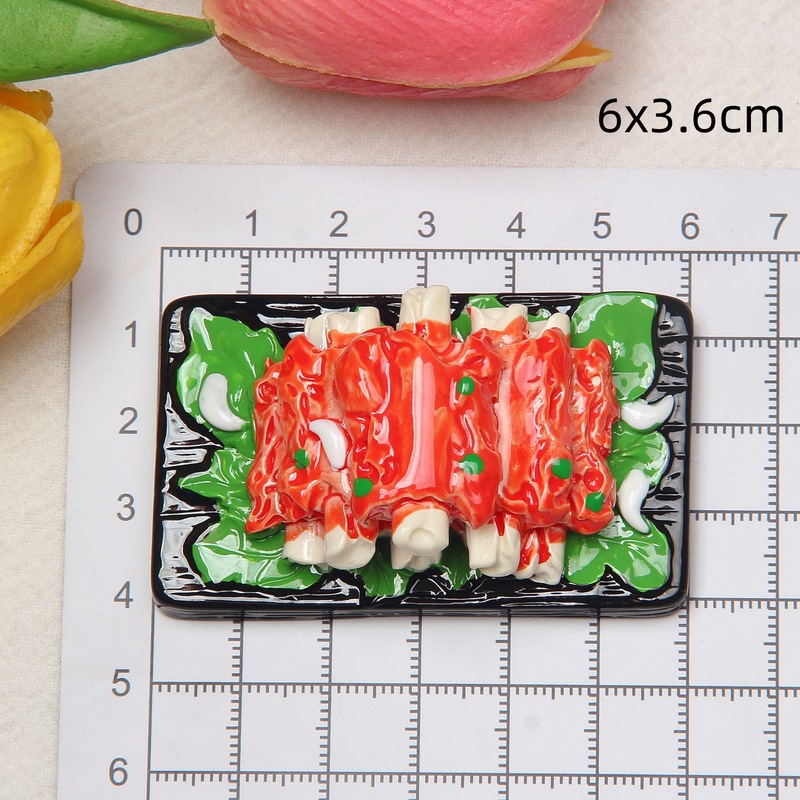 2025 新中国料理鍋シミュレーション食品おもちゃ冷蔵庫マグネット樹脂 DIY 冷蔵庫マグネットアクセサリー工場直接販売|undefined