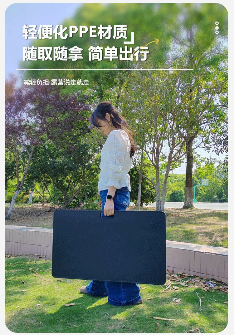 Suitable for the Updated Version of Tesla Model Y, the Trunk Table Board Is a Portable Folding Camping and Picnic Table Accessory for the Car