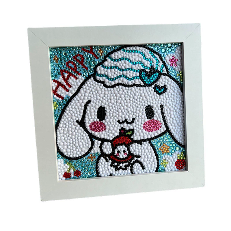 diamond painting (yumui) 15×15 cm diy full drill kit, kids festival gift, framed option