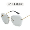 Sunglasses, trend metal glasses solar-powered, European style, wholesale