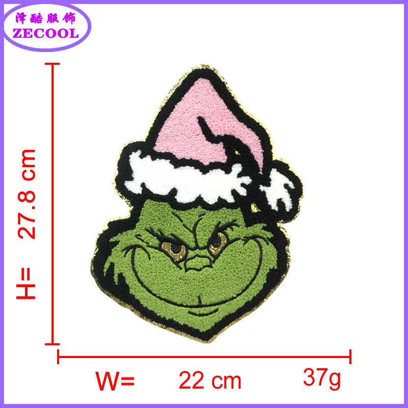 クロスボーダーはクリスマスの怪傑のタオルの刺繍を提供します。|undefined