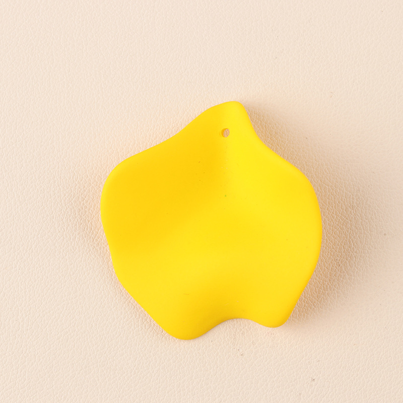 9g Weight Earring Findings Jewelry Making Type DIY Jewelry Accessories Classification 10 PCS/Package Quantity Acrylic Material Petal Pattern Spray Paint Design Simple Style Style 10 PCS/Package Arylic Petal Earring Findings 5
