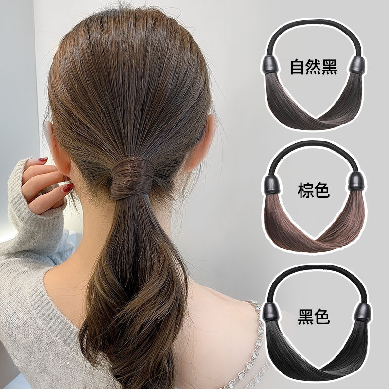 假发发圈扎头绳2025新款高端橡皮筋女扎头发马尾发绳成人饰品头饰|undefined
