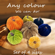 仿真南瓜5cm-6cm绒布万圣节南瓜厂家直销道具拍摄假南瓜模型批发