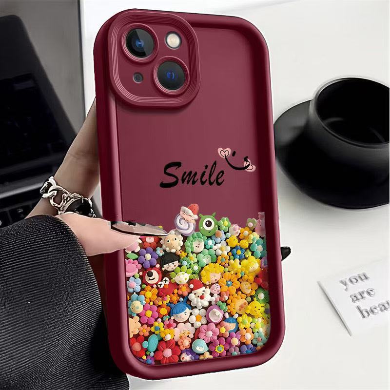 Muñeca de color esmerila-burdeos